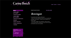 Desktop Screenshot of carmebosch.cat
